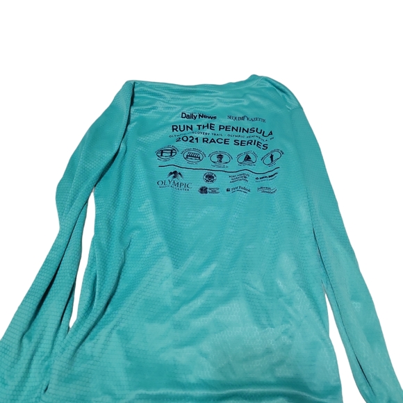 Leslie Jordan 2021 Run the Peninsula long sleeve performance shirt - Picture 2 of 3